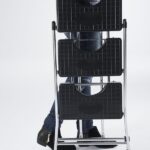 Escada Retrátil 3 Degraus Cinza Primacor Até 120kg Anodilar - Imagem 4