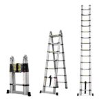 Escada Telescópica Aluminio Fortt 5m 8+8 Degraus - Eta01-5m