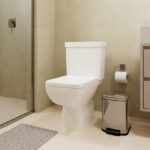 Kit Vaso Sanitário com Caixa Acoplada e Assento Branco Duplo Acionamento 3/6L Vertical Lyon Plus Sensea - Imagem 2