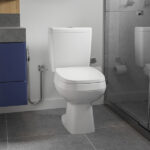 Kit Vaso Sanitário com Caixa Acoplada e Assento Branco Duplo Acionamento 3/6L Vertical City Celite - Imagem 2