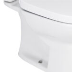 Kit Vaso Sanitário com Caixa Acoplada e Assento Branco Duplo Acionamento 3/6L Saída Vertical Round Roca - Imagem 9