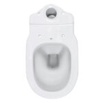 Kit Vaso Sanitário com Caixa Acoplada e Assento Branco Duplo Acionamento 3/6L Saída Vertical Round Roca - Imagem 10