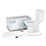 Kit Vaso Sanitário com Caixa Acoplada e Assento Branco Duplo Acionamento 3/6L Saída Vertical Round Roca - Imagem 3