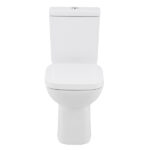 Kit Vaso Sanitário com Caixa Acoplada e Assento Branco Duplo Acionamento 3/6L Saída Vertical Square Roca - Imagem 4