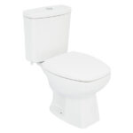 Kit Vaso Sanitário com Caixa Acoplada e Assento Branco Duplo Acionamento 3/6L Saída Vertical Thema Incepa