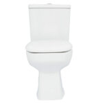 Kit Vaso Sanitário com Caixa Acoplada e Assento Branco Duplo Acionamento 3/6L Saída Vertical Thema Incepa - Imagem 4