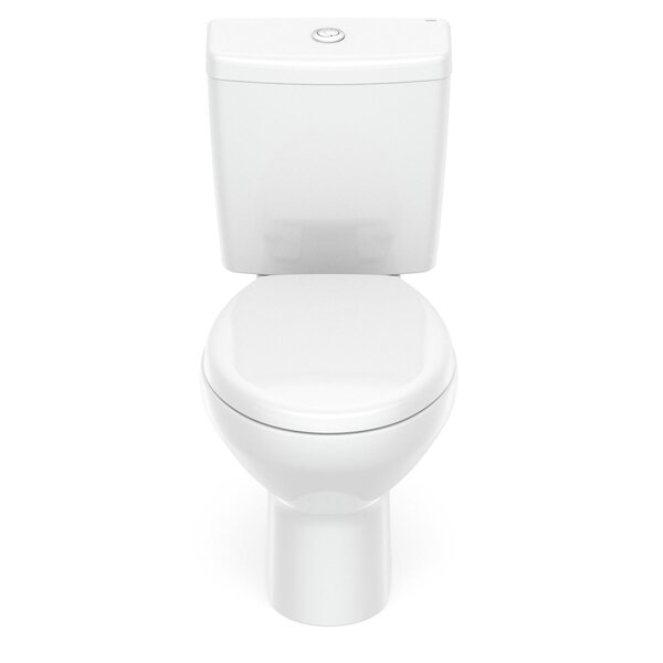 Kit Vaso Sanitário Com Caixa Acoplada E Assento Soft Close Flamingo Incepa Branco Brilhante - Imagem 4