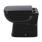 Kit Vaso Sanitário Convencional com Assento Preto Saída Vertical Misti Icasa - Imagem 5