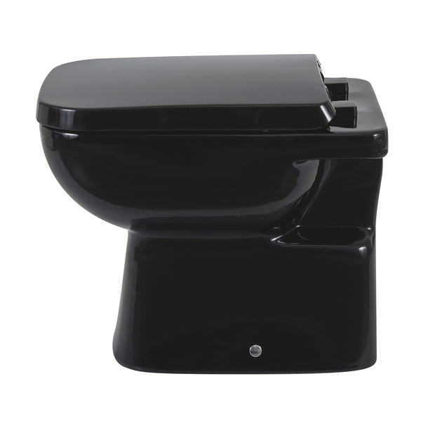 Kit Vaso Sanitário Convencional com Assento Preto Saída Vertical Misti Icasa - Imagem 5