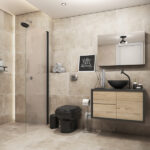 Kit Vaso Sanitário Convencional Sabatini IP5 Preto Icasa - Imagem 2