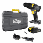 Parafusadeira e Furadeira Wap com Impacto com Maleta, Carregador e Bateria 21V 3/8" Bivolt K21-ID01