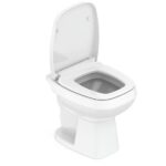 Vaso Sanitário Convencional Com Assento Soft Close City Celite Branco Brilhante - Imagem 7