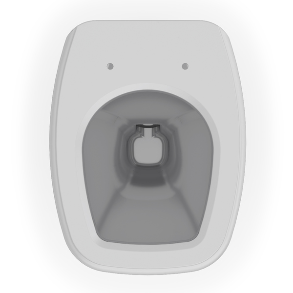 Kit Vaso Sanitário Convencional com Assento Cinza Saída Vertical Fit Plus Celite - Imagem 4