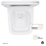 Vaso Sanitário Convencional Turmalina Pingoo.casa - Branco - Imagem 3