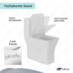 Vaso Sanitário Monobloco Cerâmica Modelo Flumen - VAB0034 - Imagem 4