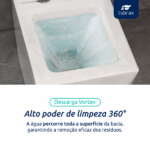 Vaso Sanitário Monobloco Completo - Caixa Acoplada Privada Diamante Tubrax - Imagem 6