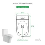Vaso Sanitário Monobloco Reno R 500 - Imagem 8