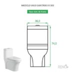 Vaso Sanitário Monobloco Reno R 500 - Imagem 6